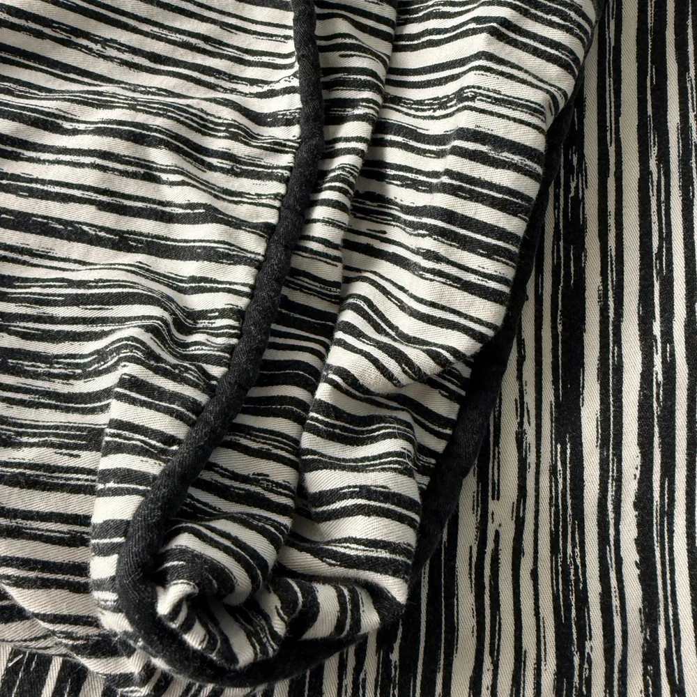 OSCAR OLIVER‎ NEW YORK CITY FLEN King DUVET COVER Set IndigNAVY NAUTICAL STRIPES